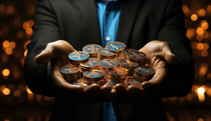 the stock market goes up and down in between and it's important to have ice in your stomach created by ai