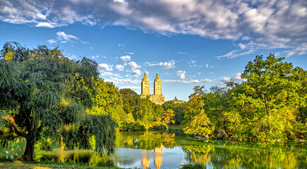 Central Park, New York City at the lake © John Anderson