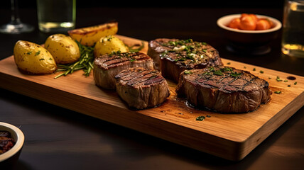 Gourmet Perfection Grill Master's Sizzling Juicy Steak