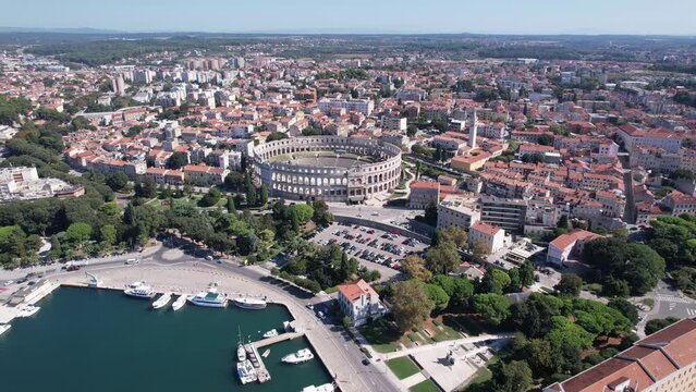 Arena Croatia Pula Roman Aerial