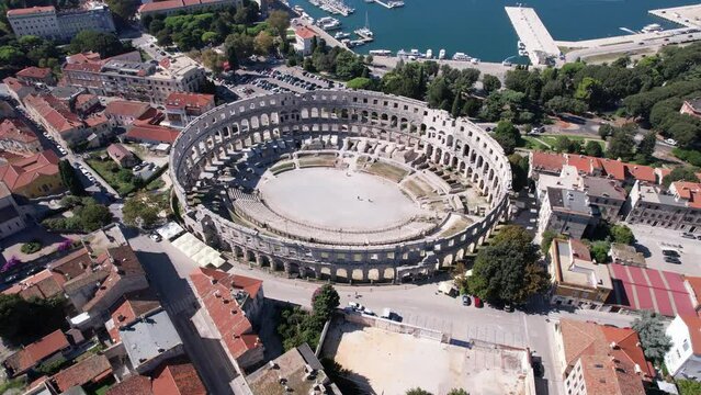 Arena Croatia Pula Roman Aerial