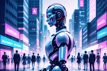 AI dominates the human world.
Generative AI.