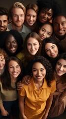 Diversity - People of all races and genders together