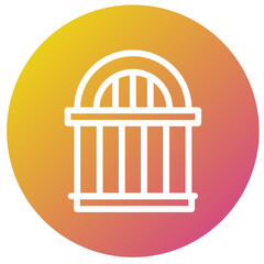 Door Vector Icon Design Illustration