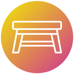 Table Vector Icon Design Illustration