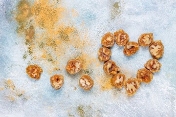 Homemade fresh delicious cookies.