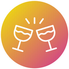 Fototapeta premium Glass Vector Icon Design Illustration
