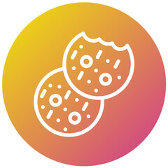Cookies Vector Icon Design Illustration