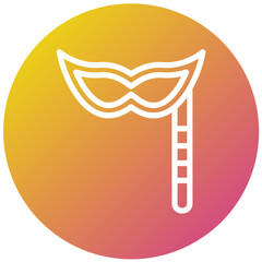 Mask Vector Icon Design Illustration