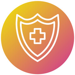 Shield Vector Icon Design Illustration