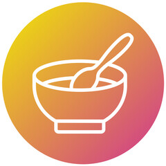 Soup Vector Icon Design Illustration