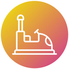 Bumper Car Vector Icon Design Illustration