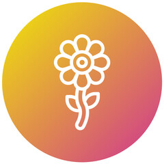 Flower Vector Icon Design Illustration