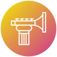 Trumpet Vector Icon Design Illustration