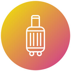Luggage Vector Icon Design Illustration