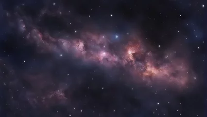 Zelfklevend Fotobehang cosmic universe with stars professional shot high quality resolution  © Jex