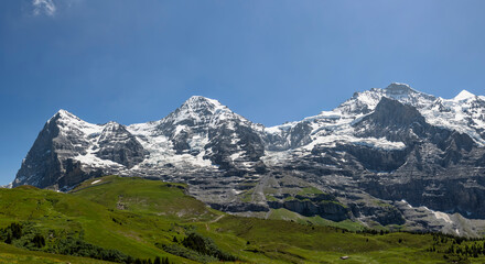 Eiger Monch Jungfrau pan