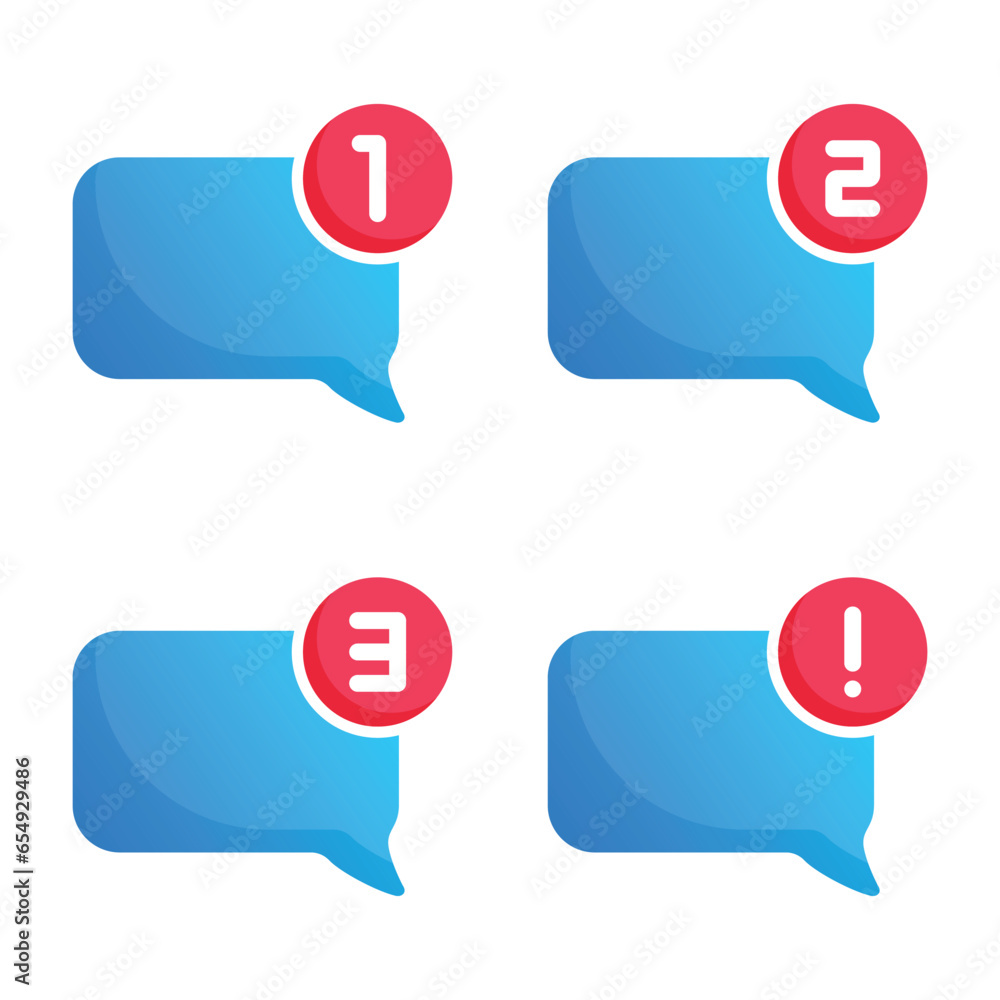 Poster new message icon in flat style. incoming inbox email vector illustration on isolated background. bub