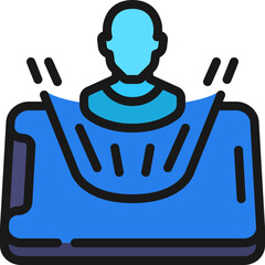 User Hologram Mobile Icon