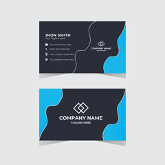 Modern business card design template