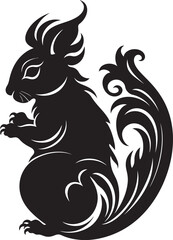 Sleek Nutcracker Squirrel Obscure Squirrel Emblem