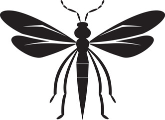 Vector Bug Badge Artistic Insect Icon