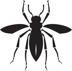 Insect Elegance in Vector Sculpted Stick Insect Illustration