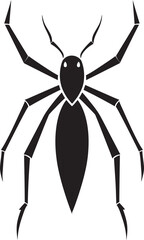 Insect in Shadows Illustration Charming Stick Insect Symbol