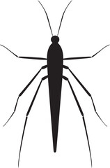 Insects Beauty in Vector Stick Insect Glyph Badge
