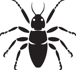 Velvet Termite Icon Wraithlike Insect Logo