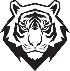 Striking Tiger Logo Vector Wildcat Iconic Symbol