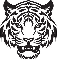 Regal Panthera Symbol Sinister Wild Beauty Icon