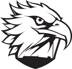 Silent Carrion Hunter Badge Black Vector Sky Majesty Icon