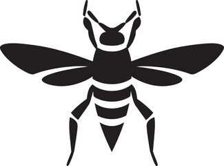 Wasps Venomous Strike Badge Monochromatic Insect Avenger Crest