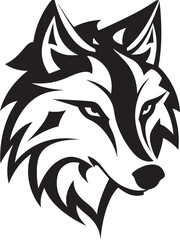 Wolfs Howl Logo Monochrome Beast Badge