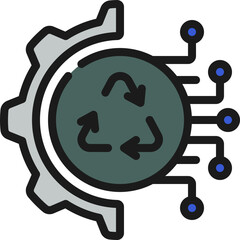 Recycleable Technology Icon