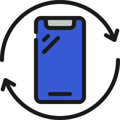 Recyclable Phone Icon