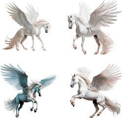 Pegasus (Standing, Walking, Flying, In two legs)