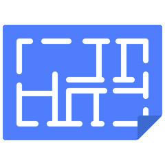 Blueprint House Plans Icon