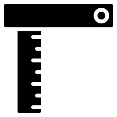 90 Degree Ruler Icon