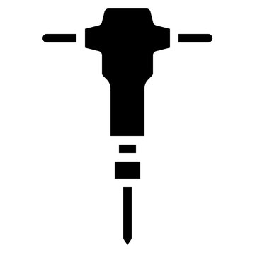 Jackhammer Tool Icon