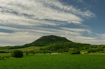 Fototapeta na wymiar Csobanc hill, Hungary, Balaton uplands