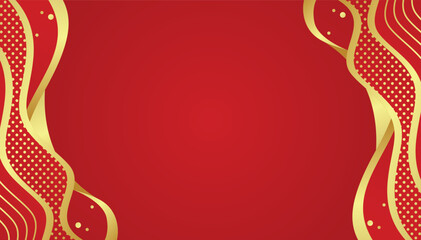 red abstract luxury border background for design banner, award. luxury red theme