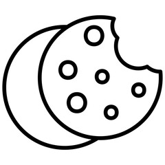 Outline Cookies icon