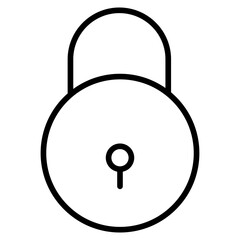 Outline Lock icon