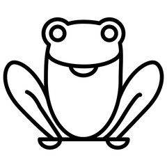 Outline Frog icon