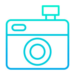 Outline gradient Camera icon