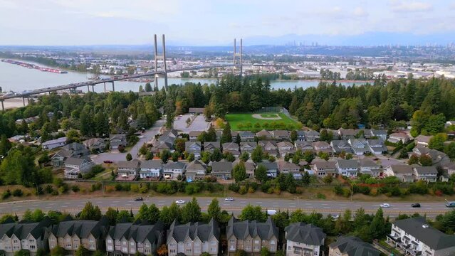 Alex Fraser Bridge Aerial