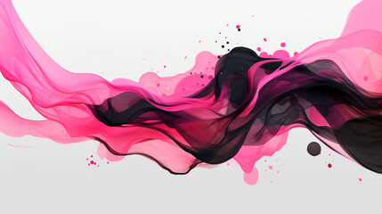 modern abstract rough pink and black art website template - obrazy, fototapety, plakaty