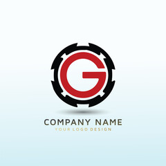 clothing brand letter GD logo design